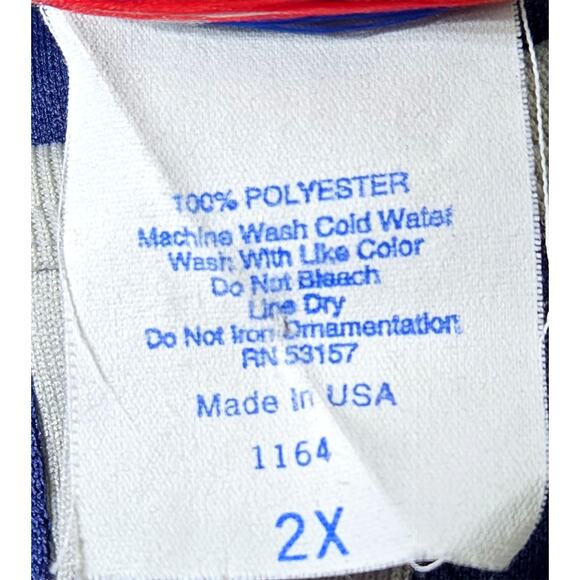 Vintage Made in USA Majestic‎ MLB Seattle Mariners Short Sleeve Shirt Size 2XL - Picture 4 of 5